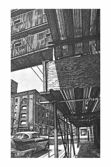 Etching - Greenpoint Terminal