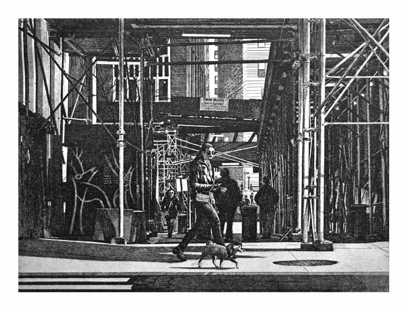 Etching - Exchange Place