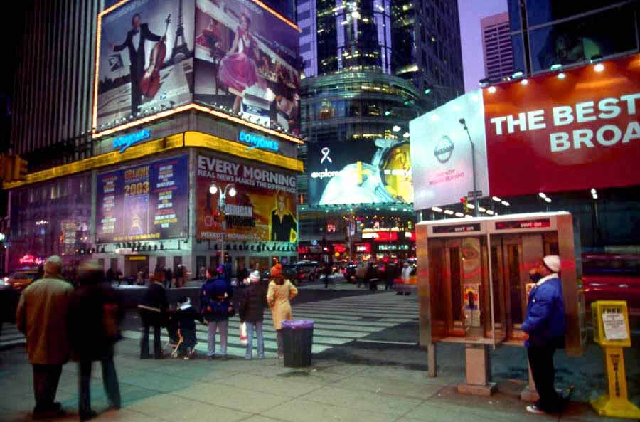 new york city streets at night. the streets of night left