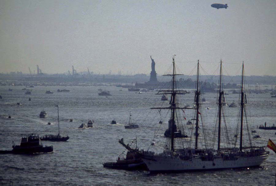 NY Harbor from Brooklyn Bridge